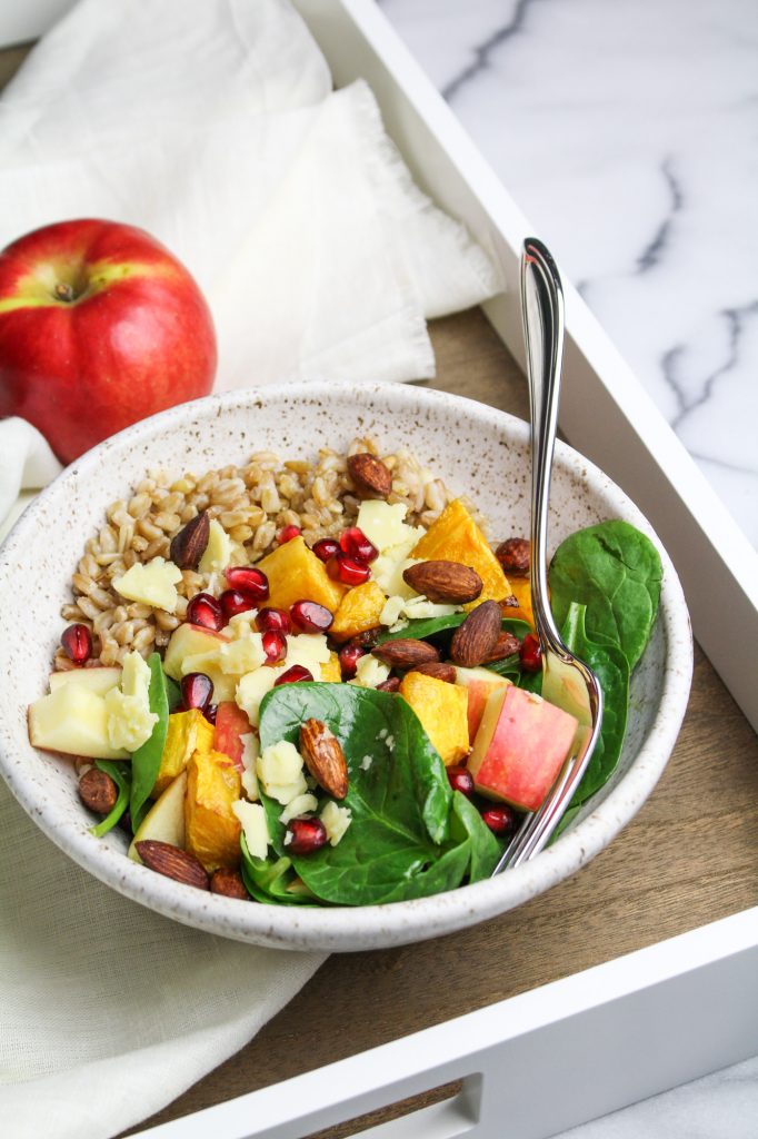 Butternut Squash and Apple Buddha Bowl {Katie at the Kitchen Door}