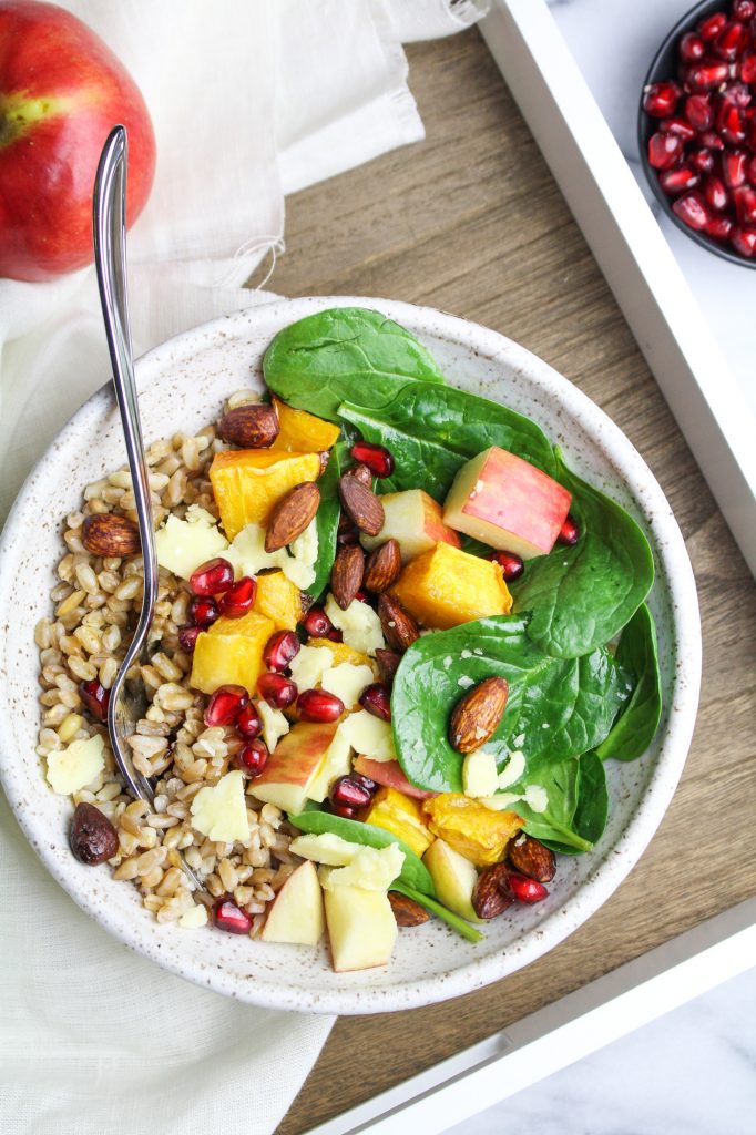 Butternut Squash and Apple Buddha Bowl {Katie at the Kitchen Door}