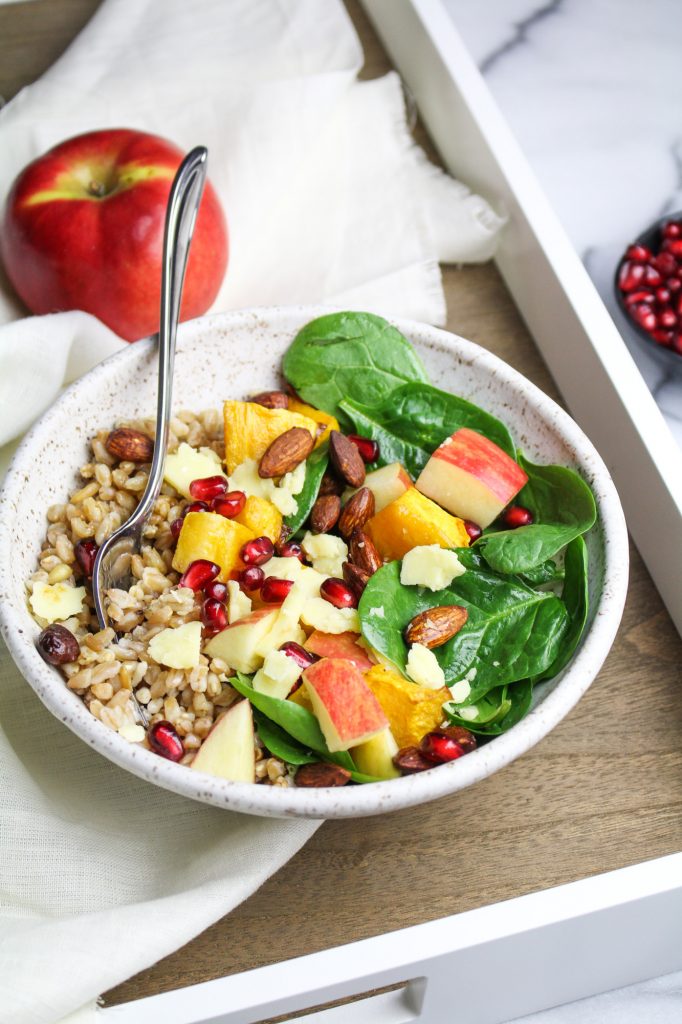 Butternut Squash and Apple Buddha Bowl {Katie at the Kitchen Door}