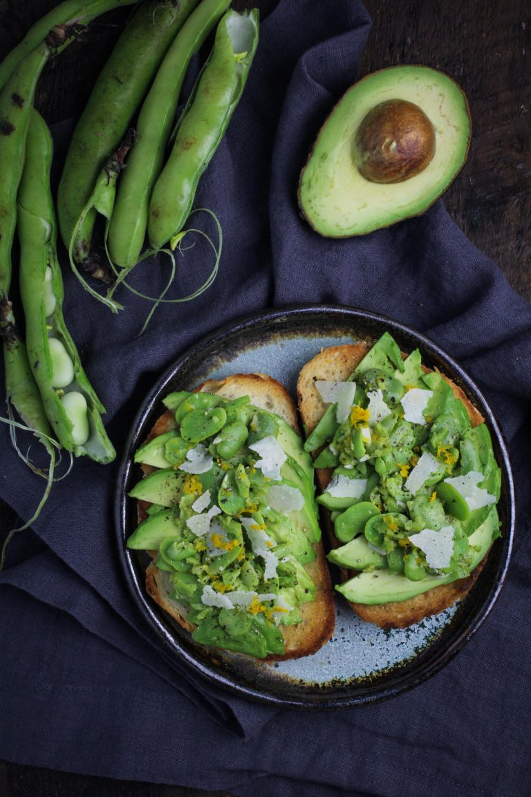 Ingredient of the Week: Fava Beans // Avocado Toast with Fava Beans and ...