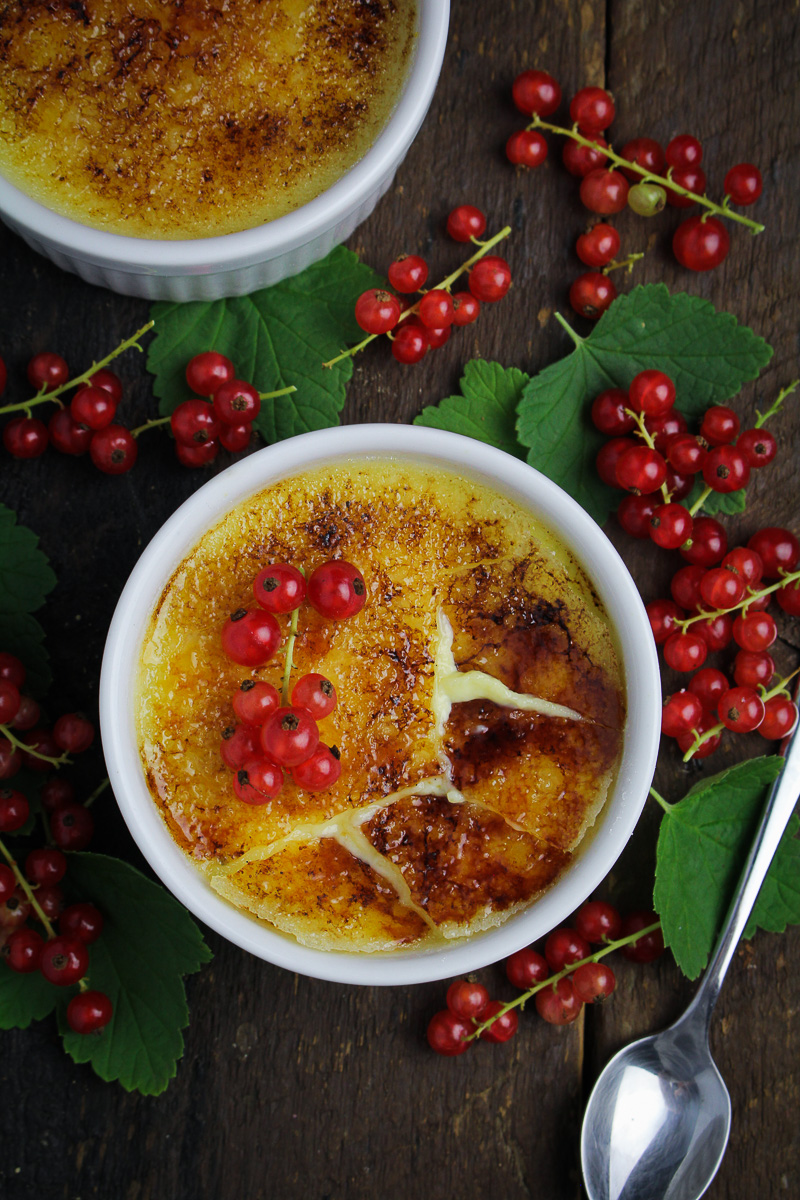 Red Currant Crème Brûlée