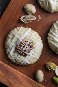 Pistachio Thumbprint Cookies {Katie at the Kitchen Door}
