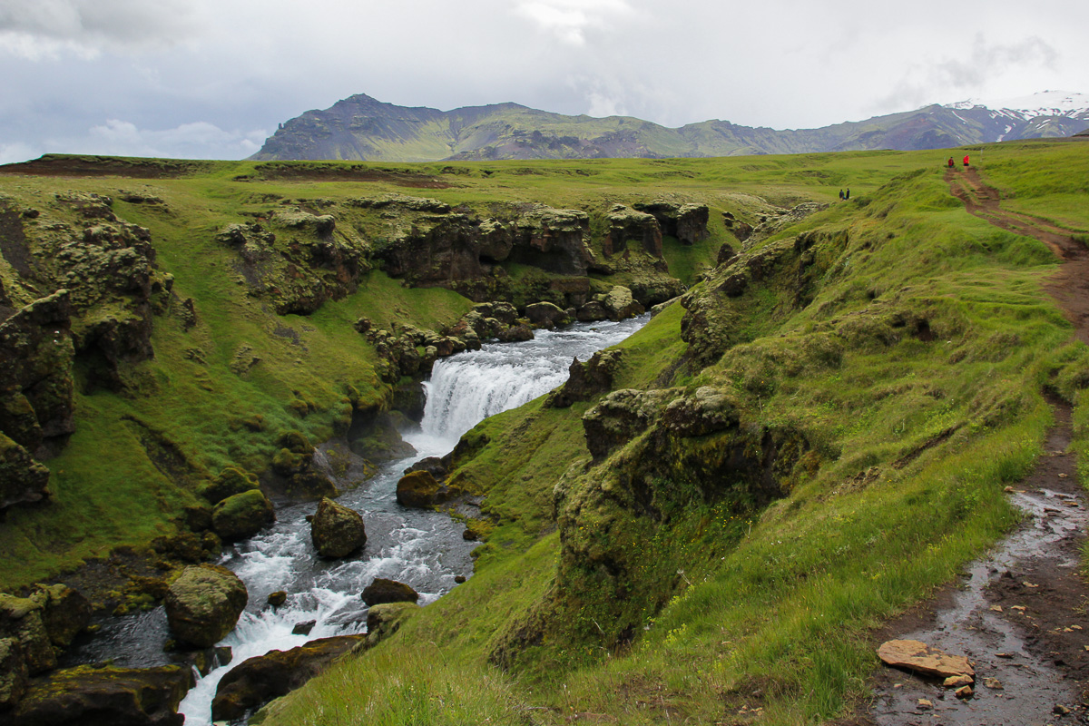 Fimmvörðuháls Waterfall Hike, Iceland