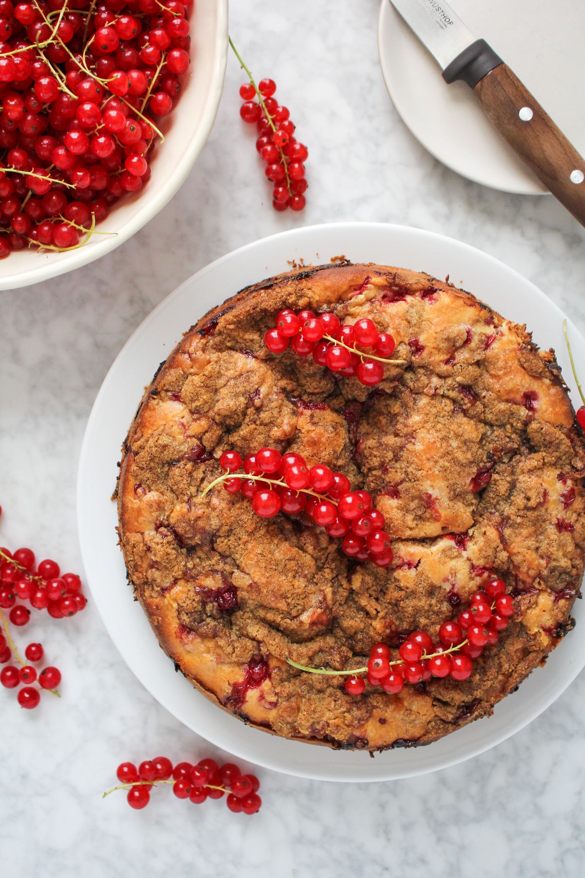 Red Currant Coffee Cake {Katie at the Kitchen Door}