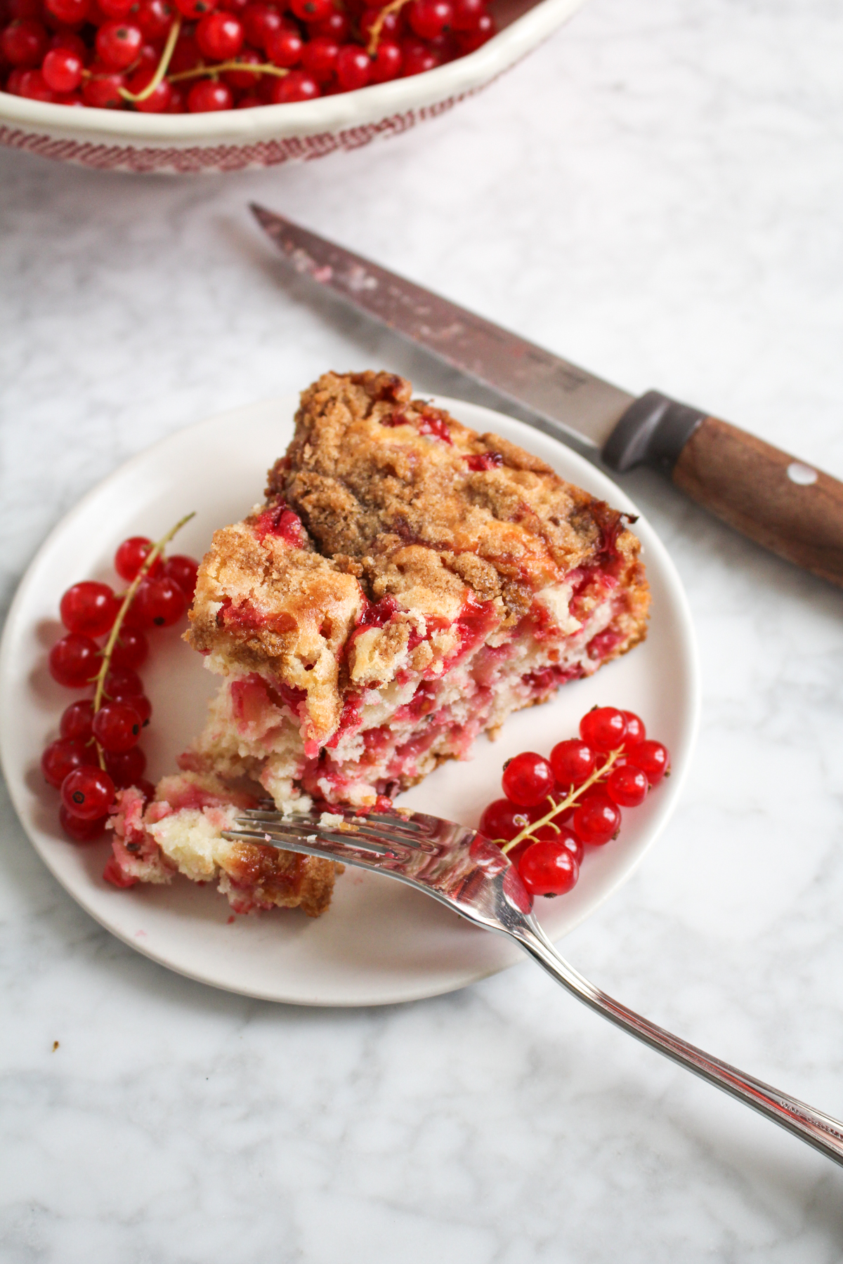 Red Currant Coffee Cake {Katie at the Kitchen Door}