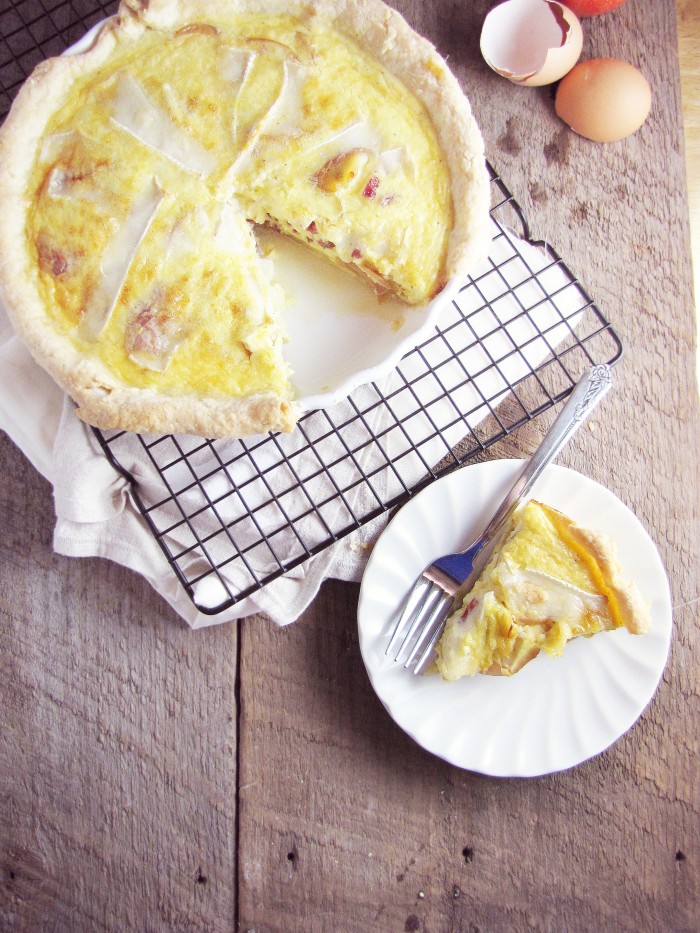 Vermont and a Maple-Apple & Brie Quiche - Katie at the Kitchen Door