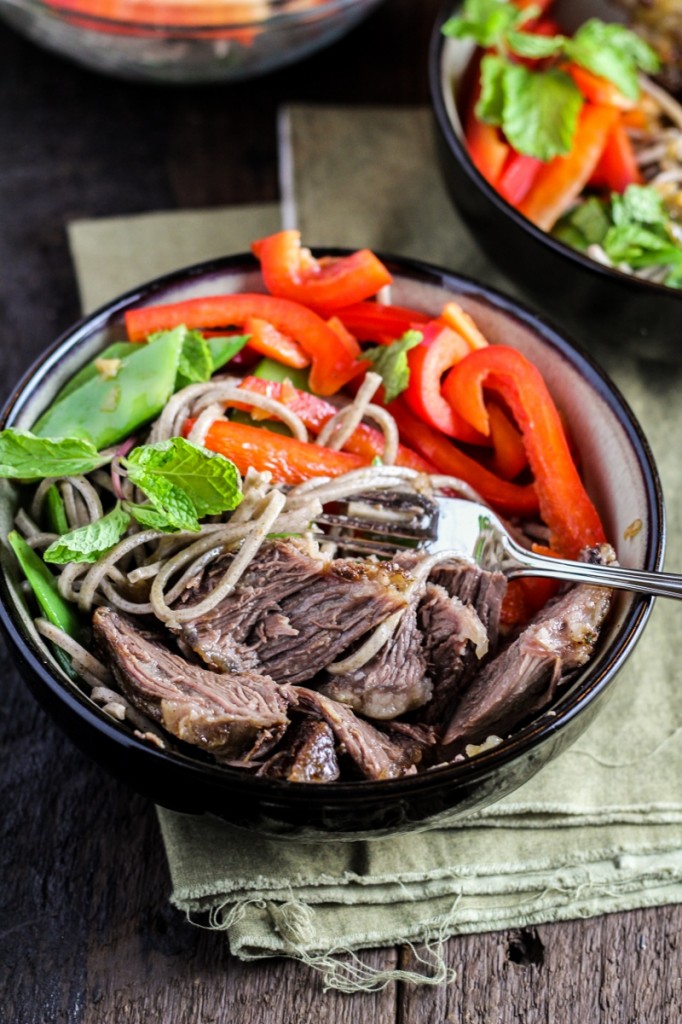 Vietnamese-Style Short Ribs with Soba Noodle Salad - Katie at the ...