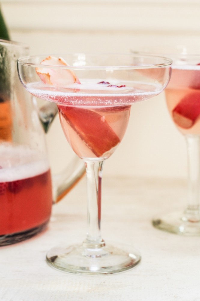 Ingredient of the Week: Rhubarb // Rhubarb-Prosecco Spritzer - Katie at ...