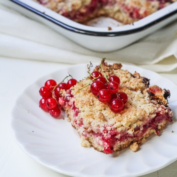 Red Currant Crumb Bars - Katie at the Kitchen Door