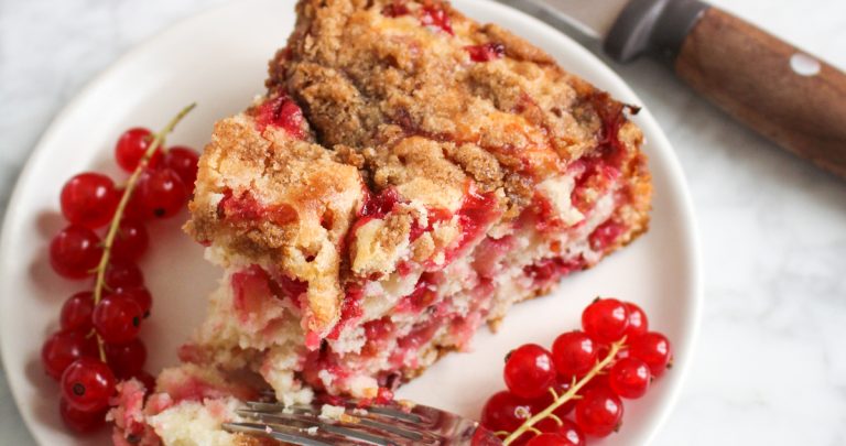 Red Currant Coffee Cake {Katie at the Kitchen Door}